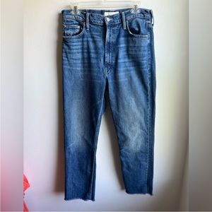 Mother Superior high waisted rider skimp cowboys don’t cry jeans size 33